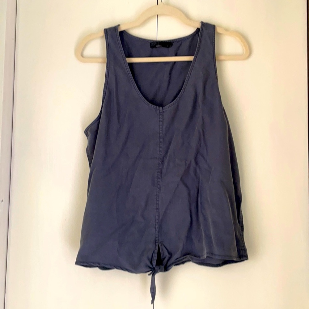 Prana L tank top, dusty blue